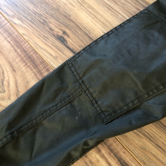 J Crew Downtown Coated Canvas Field Jacket Olive M - Picture 12 of 15